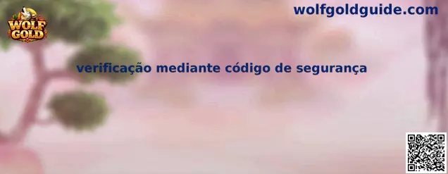 verificação mediante código de segurança